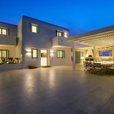 فيلة Villa Kiya - Beachfront Villa With Mykonos Town And Sunset Views *